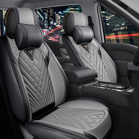 Fit for Dodge RAM 1500/2500/3500/ Rebel TRX Laramie Longhorn Limited Tradesman Big Horn Seat Covers 2010-2026, Wear-resistant Customized, Nappa Leather Easy Install (Brown Coffee/Standard 2 Seats) in Saudi Arabia