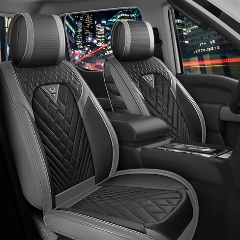 Fit for Dodge RAM 1500/2500/3500/ Rebel TRX Laramie Longhorn Limited Tradesman Big Horn Seat Covers 2010-2026, Wear-resistant Customized, Nappa Leather Easy Install (Brown Coffee/Standard 2 Seats) in Saudi Arabia