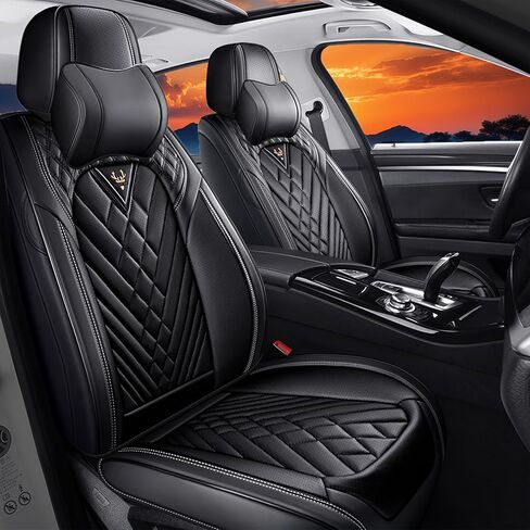 Fit for Dodge RAM 1500/2500/3500/ Rebel TRX Laramie Longhorn Limited Tradesman Big Horn Seat Covers 2010-2026, Wear-resistant Customized, Nappa Leather Easy Install (Brown Coffee/Standard 2 Seats) in Saudi Arabia