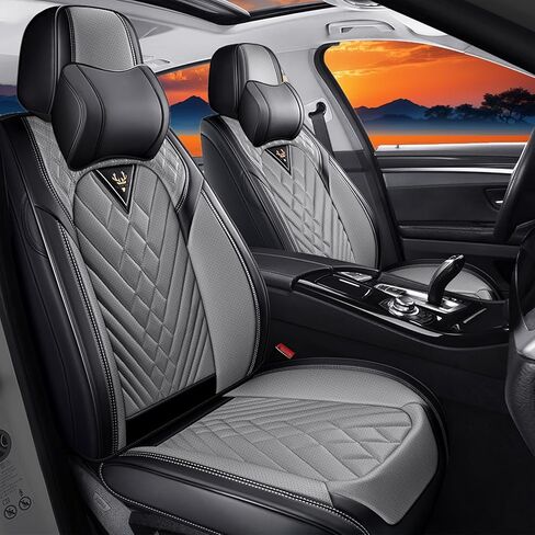Fit for Dodge RAM 1500/2500/3500/ Rebel TRX Laramie Longhorn Limited Tradesman Big Horn Seat Covers 2010-2026, Wear-resistant Customized, Nappa Leather Easy Install (Brown Coffee/Standard 2 Seats) in Saudi Arabia