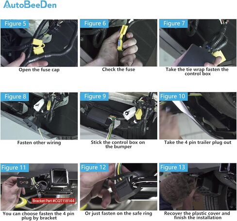 4-Pin Trailer Wiring Harness 56420 Compatible with KIA Carnival/Telluride and Hyundai Tucson/Palisade/Santa Cruz Fe, 4-Way Towing Hitch Connector in Saudi Arabia