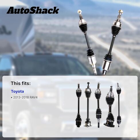 مجموعة محور السيرة الذاتية الأمامية من AutoShack لسيارة Toyota، RAV4 2013-2018، AWD L4 2.5L، يسار ويمين، زوج in Kuwait