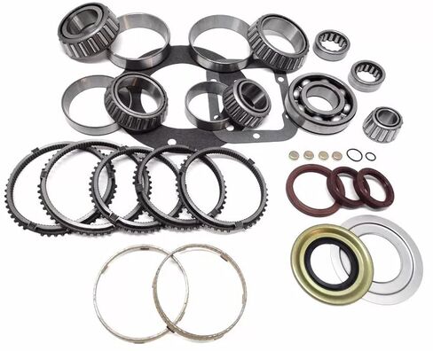 مجموعة أدوات تحمل وختم كاملة لسيارة Ford ZF S6-650 6-SPD مع دليل Synchros 98 على BK486WS in Kuwait