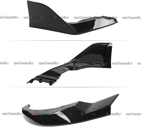 الشفة الأمامية متوافقة مع Toyota GR Supra A90 A91 2020-2024، AG Style Bumper Air Dam، فاصل سبويلر سفلي للذقن، جسم حماية (نمط ألياف الكربون) in Kuwait