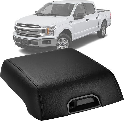 غطاء مسند الذراع لوحدة التحكم المركزية متوافق مع Ford F150 F 150 F-150 2015 2016 2017 2018 2019 2020 استبدال غطاء مسند الذراع GL3Z-1506024-AB FL3B-1504604-AA in Kuwait