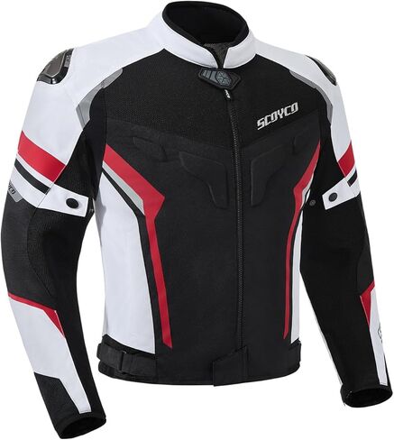 Scoyco Summer Motorcycle Jacket Men, Motorcycle Riding Jacket with Breathable Mesh and 7 PCS CE Certified Protective Armored in Saudi Arabia