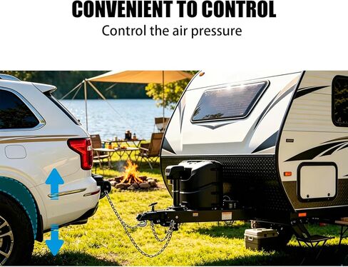 Universal 150 PSI Small Onboard Air Compressor, Replacement for Truck/Car Train Horn/Suspension/Ride/Bag kit/System 12V Black in Kuwait