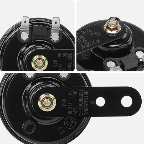 AISIN AFTERMARKET HORAZ-00003 قرص كهربائي عالي النغمة عالمي - متوافق مع سيارات الركاب والمركبات التجارية على الطرق الوعرة والدراجات البخارية والدراجات الترابية والدراجات النارية والدراجات النارية - 110 ديسيبل 12 فولت 4 أمبير 76 مم in Kuwait