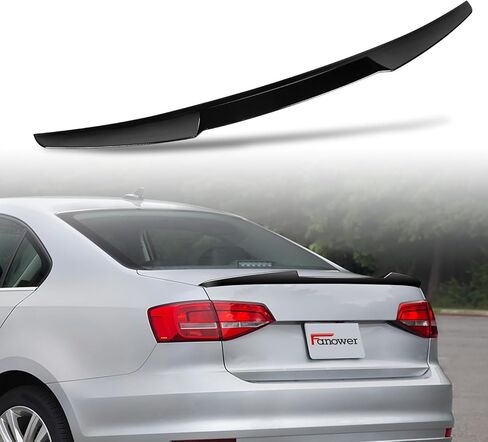 Rear Spoiler Wing Compatible with 2011-2018 for VW Jetta Sedan S/SE/SEL/Sport/Trendline 2011-2014 for VW Jetta Active Sedan 2012-2018 for VW Jetta Sedan GLI Gloss Black Rear Trunk Spoiler in Kuwait