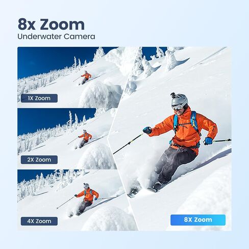 4K 30FPS Action Camera with 64G SD Card,131FT Waterproof Camera, WiFi Underwater Camera 20MP, Helmet Camera with Remote Control, 170° Sports Camera, Vlogging Camera with Mounting Kit in Saudi Arabia