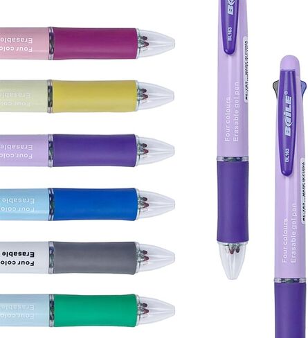 48 x 4-in-1 Ballpoint Pen Refills - Multifunctional - 0.5 mm - Black, Blue, Red, Green Ink, International Standard Refill, for School, Office (48 Pieces) in Saudi Arabia