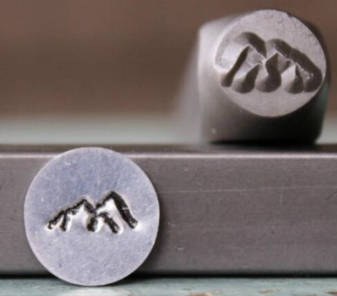 8mm Rocky Mountain Range Metal Punch Design Stamp - Supply Guy - CH-268 in Saudi Arabia