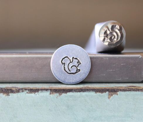 6mm Squirrel Metal Jewelry Punch Stamp - Supply Guy - CH-596 in Saudi Arabia
