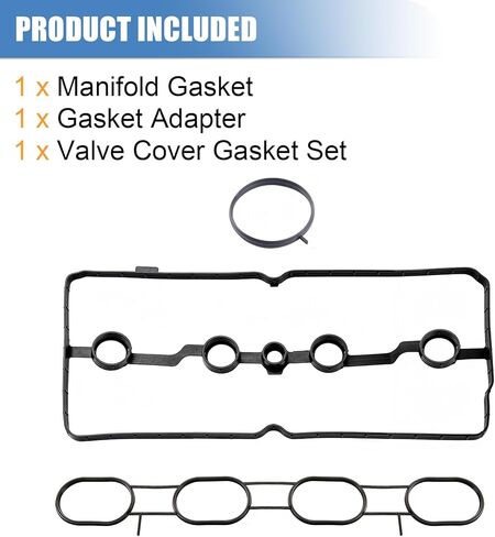 سوريلو 13270-5TA0A حشية غطاء صمام المحرك ومجموعة حشية مشعب السحب متوافقة مع Nissan Sentra NV200 Versa Rogue Cube 2.0L 1.8L استبدال 16175-JA00A VS50746R in Kuwait