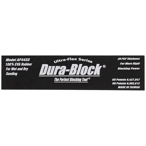 وسادة حامل كتلة الصنفرة من Dura-Block - وسادة خدش فائقة المرونة مقاس 11 بوصة تناسب ورق الصنفرة الرطب والجاف ومنصات جرجر للسيارات والخشب in Kuwait