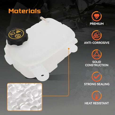 BRTEC Coolant Overflow Reservoir Expansion Tank W/ Cap Compatible with Buick Encore Chevy Trax 2013-2019 in Kuwait