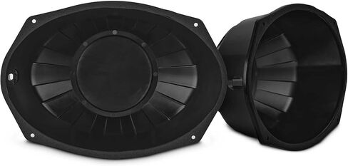 DS18 RY-HD69BAFFLE حواجز مكبر صوت مختومة عالمية مقاس 6 × 9 بوصة متوافقة مع أغطية HD وأغطية السرج | حاويات ABS مع حشية | يقلل من الاهتزاز ويحسن الجهير | يباع كزوج in Kuwait
