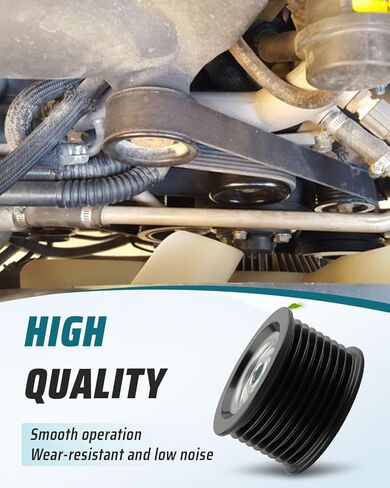 بكرة تباطؤ حزام التوقيت تناسب Toyota Tundra 2007-2021 Sequoia 2008-2017 Land Cruiser 2008-2011 2013-2021، بكرة شد اعوج، استبدال 1660338010 1660338011 in Kuwait