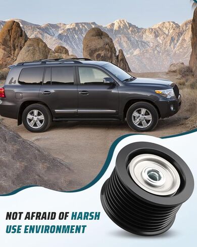 بكرة تباطؤ حزام التوقيت تناسب Toyota Tundra 2007-2021 Sequoia 2008-2017 Land Cruiser 2008-2011 2013-2021، بكرة شد اعوج، استبدال 1660338010 1660338011 in Kuwait