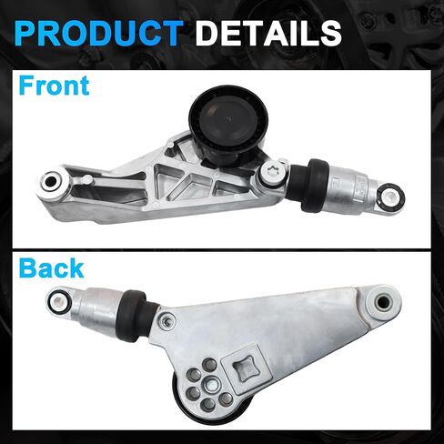 مجموعة شد حزام المحرك AUCERAMIC 4627038AA-KIT مناسبة لـ 2012 2013 2014 2015 2016 2017 2018 Jeep Wrangler JK 3.6L V6 استبدال 90K-39415 4627038AA مجموعة شداد الحزام مع بكرة in Kuwait