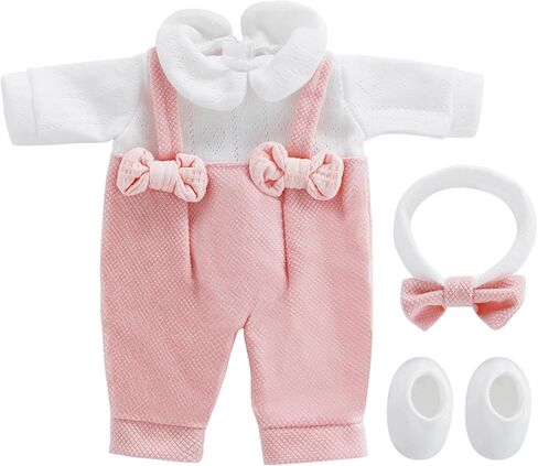 12 inch Doll Clothes and Accessories for 10 11 12 inch Dolls, 4-Packs Reborn Doll Clothes Outfit with Headband Hat Socks (Not Include Doll) in Saudi Arabia