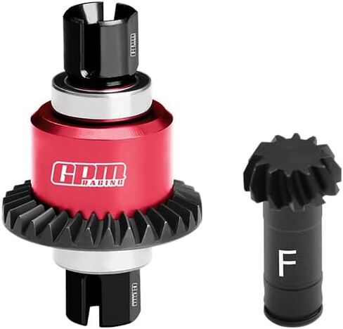 GPM 4140 الكربون الصلب + 7075 مجموعة التروس التفاضلية الأمامية 12/30T لـ 1/18 4Wd Granite Grom Mega 380 المصقول 4X4 Monster Truck-Ara2102 (فضي) in Kuwait