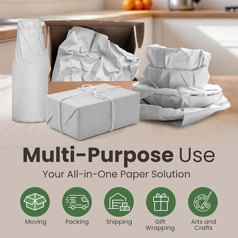 Reli. Newsprint Packing Paper (20 lbs), 700 Sheets | 27" x 17" | Packing Paper Sheets for Moving | Newspaper Box Filler | Perfect for Wrapping, Moving, & Packaging Supplies | Made in the USA in Kuwait
