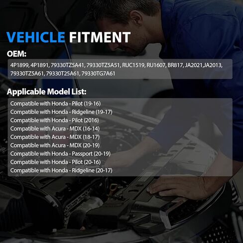 مقاوم محرك منفاخ HVAC الأمامي متوافق مع استبدال هوندا لـ Acura Pilot Ridgeline Mdx Passport يستبدل 4P1899 4P1891 79330TZ5A41 79330TZ5A51 JA2021 JA2013 14 15 16 17 18 19 20 in Kuwait