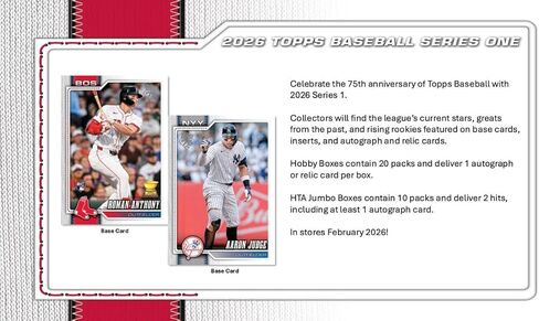 2026 Topps Series 1 Baseball Hobby Jumbo Box in Saudi Arabia