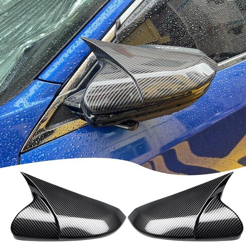 Side Mirror Cover,for Honda Civic 2006 2007 2008 2009 2010 2011, Bright Black Side Rear Mirror Covers Body Kit Accessories for Cars(Not for Coupe Model,Without Turn Signal) in Saudi Arabia