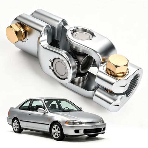 Steering Coupler Shaft U Joint Swivel Compatible with Honda Civic 1992-1995 Non Power Manual Steering Coupler Shaft Replace for 53323-SF4-003 53323-SM4-013 in Saudi Arabia