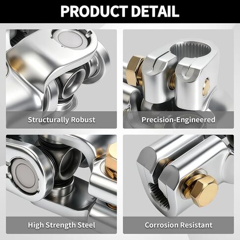 Steering Coupler Shaft U Joint Swivel Compatible with Honda Civic 1992-1995 Non Power Manual Steering Coupler Shaft Replace for 53323-SF4-003 53323-SM4-013 in Saudi Arabia