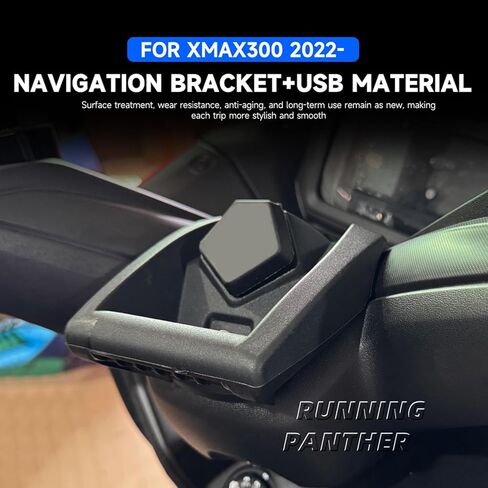 Motorcycle Mobile Phone Car Holder GPS Navigation Bracket for Yamaha Xmax 300 X-Max 300 X MAX 2022- USB Data Charging Interface in Saudi Arabia