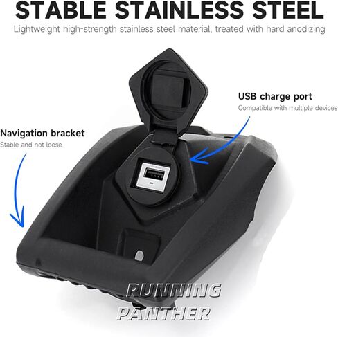 Motorcycle Mobile Phone Car Holder GPS Navigation Bracket for Yamaha Xmax 300 X-Max 300 X MAX 2022- USB Data Charging Interface in Saudi Arabia