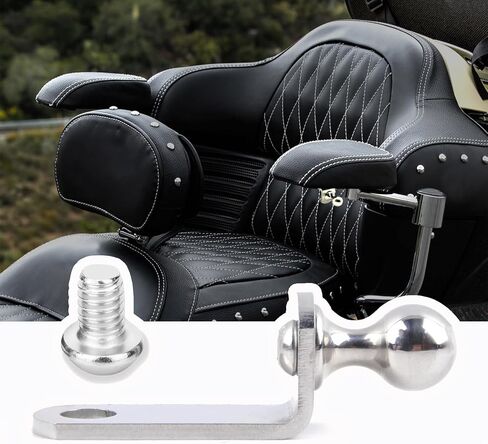 PANICAL Motorcycle for Indian 2014-2022 Highway Master Passenger Handrail Passenger Armrest 17mm 5/8 inch Ball Head Bracket Universal Ball Head 304 Stainless Steel (Handrail Ball Head Bracket) in Kuwait