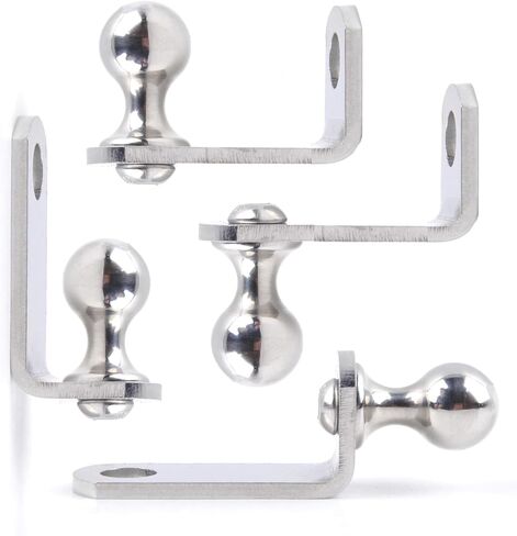 PANICAL Motorcycle for Indian 2014-2022 Highway Master Passenger Handrail Passenger Armrest 17mm 5/8 inch Ball Head Bracket Universal Ball Head 304 Stainless Steel (Handrail Ball Head Bracket) in Kuwait