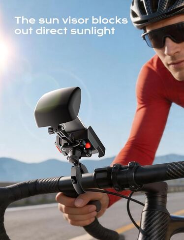 Motorcycle Phone Mount,[1s Auto Lock & Vibration Dampener]Anti-Shake Handlebar Cell Phone Clamp,360° Rotation Bike Phone Holder for iPhone 17 16 Pro Max, Samsung Galaxy S25 Ultra, 4.7-7.2" Smartphones in Saudi Arabia