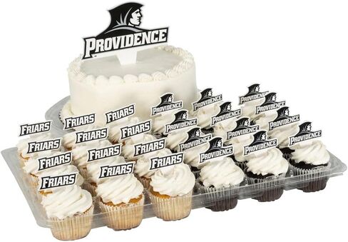 Desert Cactus Providence College Cupcake Topper and Cake Toppers Set - PC Friars 25 Pcs Food Party Supplies, Decorations, Graduation and Game Day in Kuwait