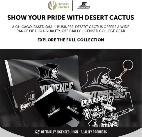 Desert Cactus Providence College Cupcake Topper and Cake Toppers Set - PC Friars 25 Pcs Food Party Supplies, Decorations, Graduation and Game Day in Kuwait