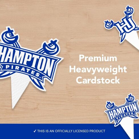 مجموعة أغطية الكب كيك من Desert Cactus Hampton University وأغطية الكيك - HU Pirates 25 قطعة من لوازم حفلات الطعام والديكورات والتخرج ويوم اللعب in Kuwait