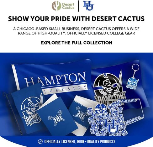 مجموعة أغطية الكب كيك من Desert Cactus Hampton University وأغطية الكيك - HU Pirates 25 قطعة من لوازم حفلات الطعام والديكورات والتخرج ويوم اللعب in Kuwait