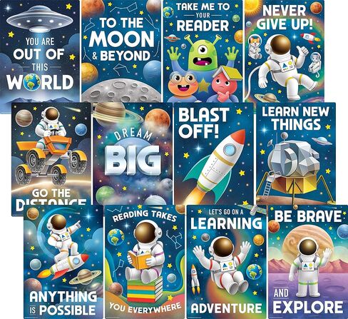 Teacher Created Resources Outer Space Crew Educational Poster Pack (TCR9338) in Saudi Arabia