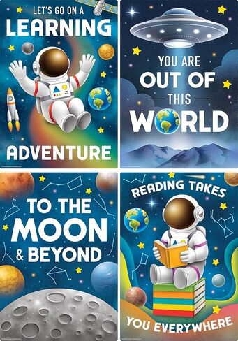 Teacher Created Resources Outer Space Crew Educational Poster Pack (TCR9338) in Saudi Arabia
