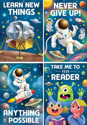 Teacher Created Resources Outer Space Crew Educational Poster Pack (TCR9338) in Saudi Arabia