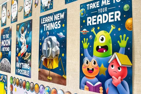 Teacher Created Resources Outer Space Crew Educational Poster Pack (TCR9338) in Saudi Arabia