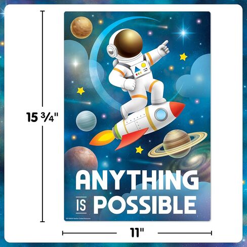 Teacher Created Resources Outer Space Crew Educational Poster Pack (TCR9338) in Saudi Arabia