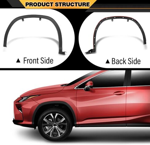 قالب فتح قوس العجلة الأمامية اليسرى المتوهجة متوافق مع LX RX350 RX450h (النموذج الفرعي: Base، F Sport) 2016-2019 756010E080، LX1291100 in Kuwait