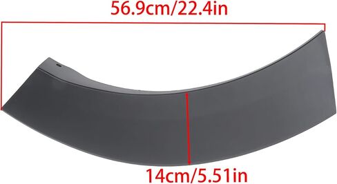 Rear Left Side Plastic Wheel Fender-Flare Molding Replacement for CX-30 2020-2023 Replacement for DGH951W60B in Saudi Arabia