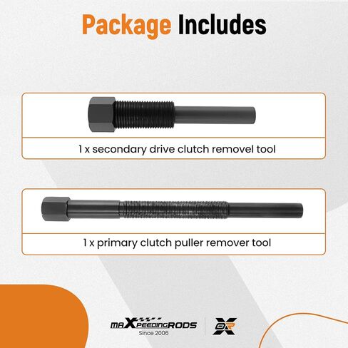 maXpeedingrods Primary & Secondary Clutch Puller Removal Tool for Polaris ATV 1985-2016, ATP 330 500, Magnum 330 325 330 425 500, Sportsman 300 400 450 500 600 700 800, Replace 2870506 2870903 in Kuwait