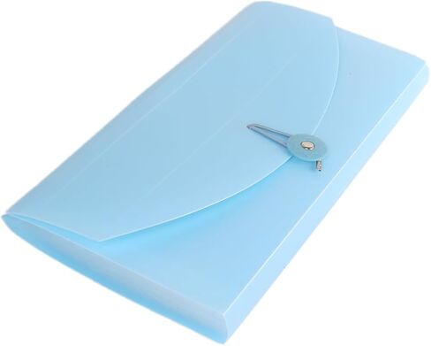 13-Pocket Expanding File Folder – A4 Small Accordion File Folders,Portable Document Holder for Home & Office（Blue） in Kuwait